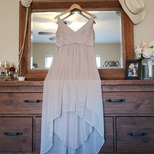 Davids Bridal Biscotti Bridesmaid Dress